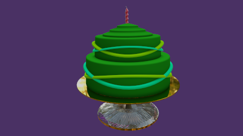 Green Cake image